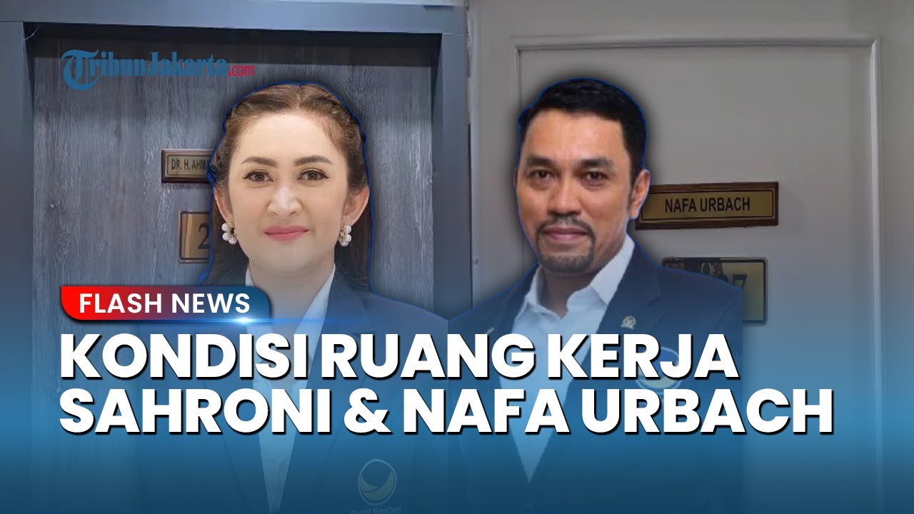 Penampakan Ruang Kerja Sahroni dan Nafa Urbach di Senayan seusai Dinonaktifkan dari Anggota DPR