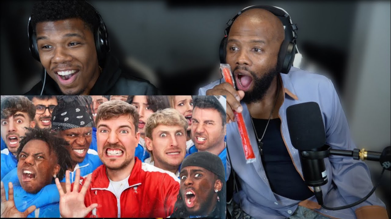 MrBeast 50 ютуберов борются за 1 000 000 долларов | РЕАКЦИЯ POPS!