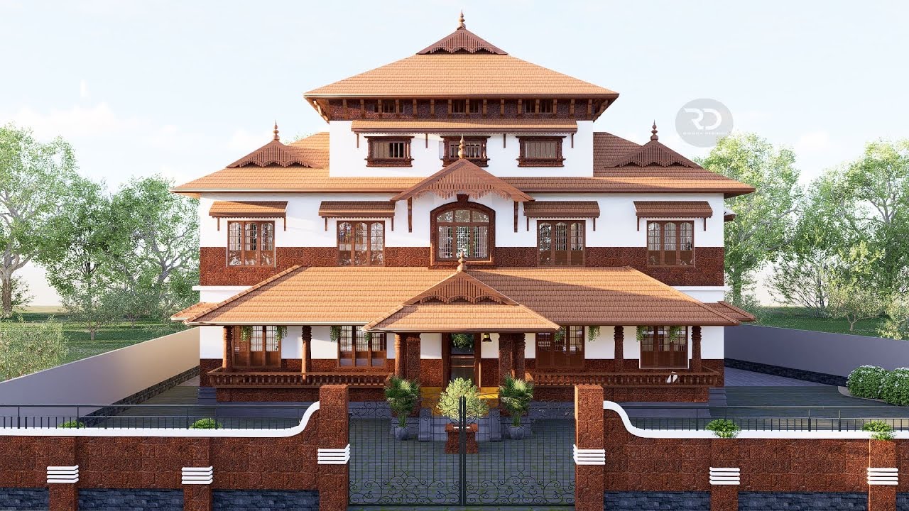 Traditional Kerala | Home Tour | D5Render | Riddha Designs | 4K | 3d Animation