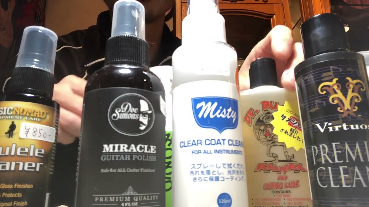 ウクレレの大掃除！クリーナー、ポリッシュ、ワックス、オイル、、、ボディ、指板、フレット等、用途別 徹底解説(ギター、ベースも同じです)