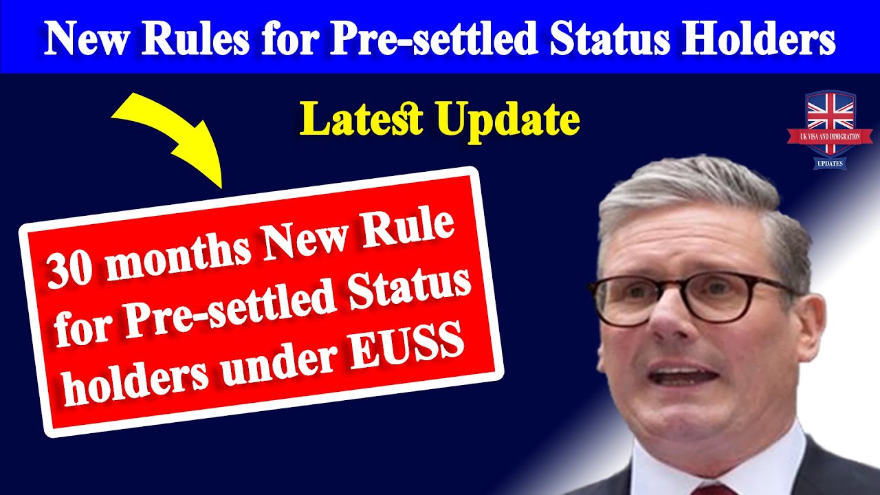 Get Settled Status After 30 Months | Convert Pre settled to Settled Status