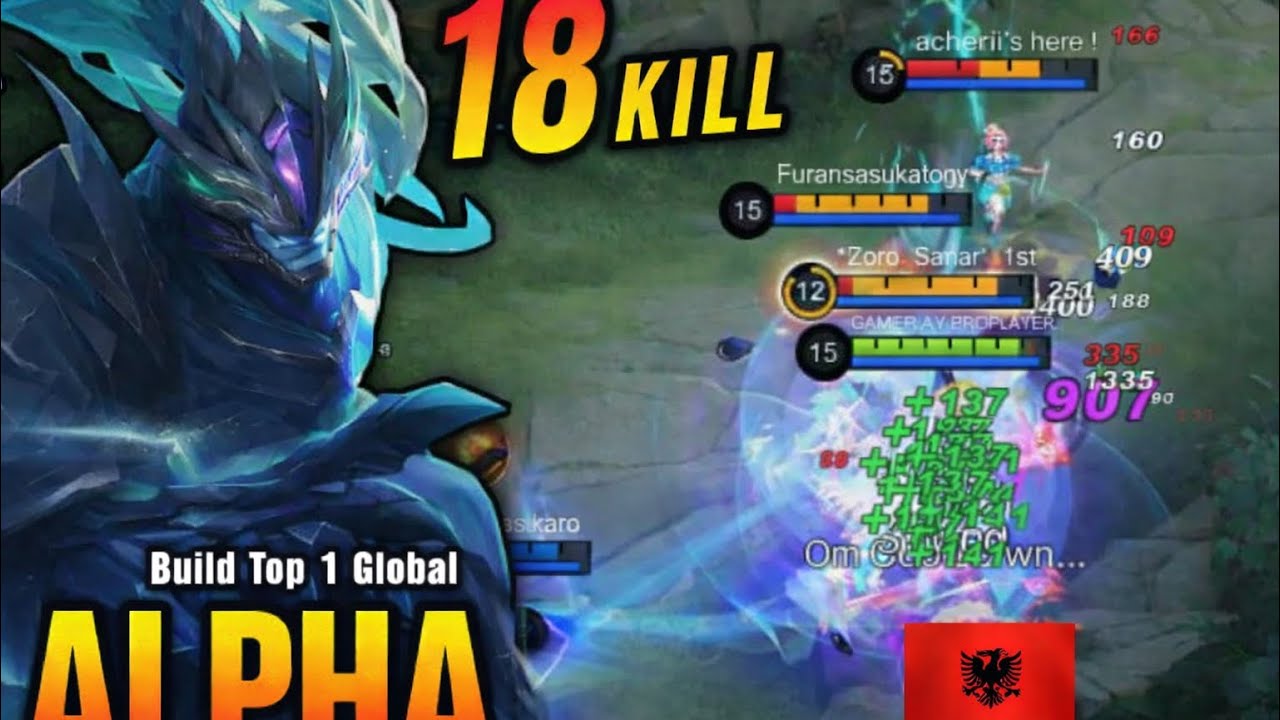 Alpha dominating the field! 18 kills with the enemy surrendering! 