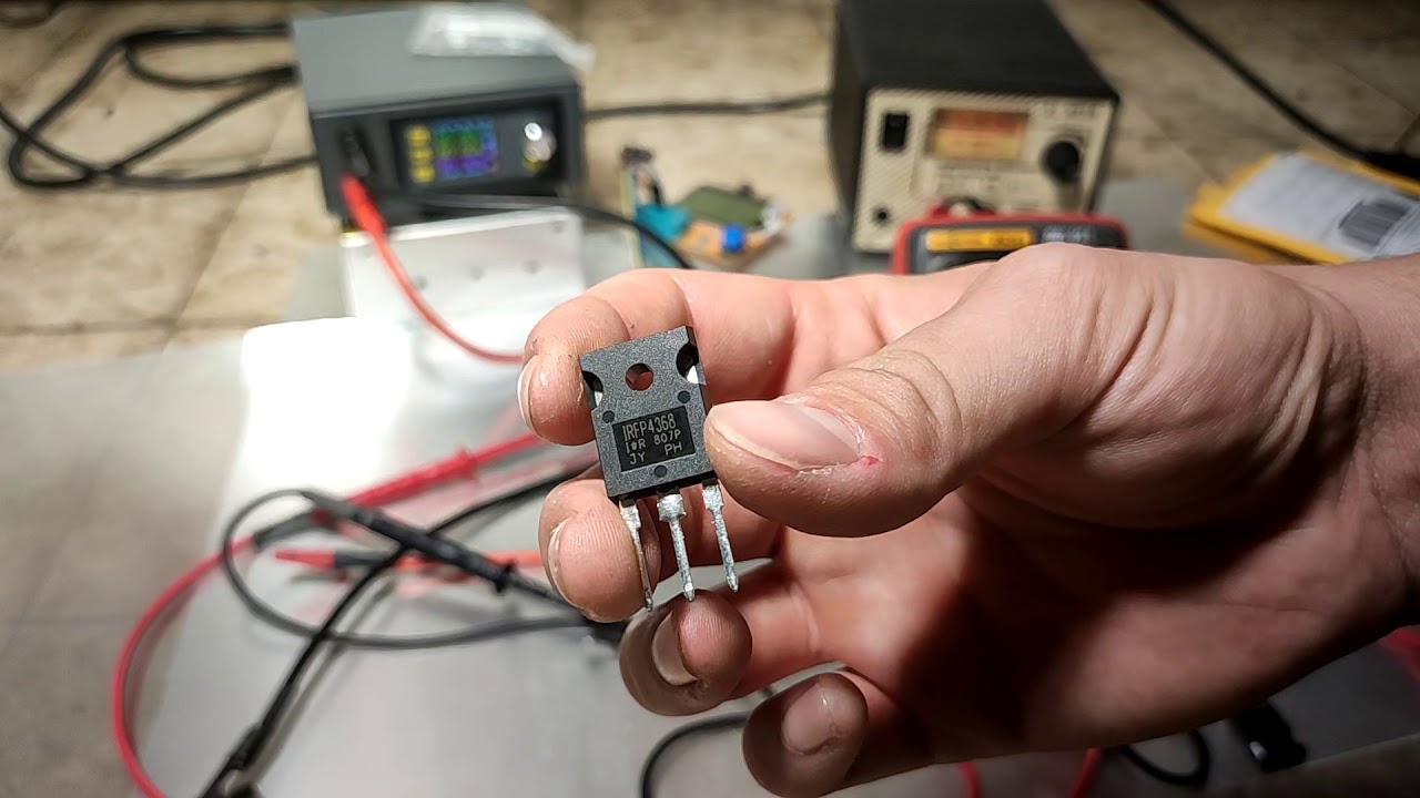 Обзор на MOSFET HY5608 из Aliexpress и сравнение с оригинальным IRFP4368