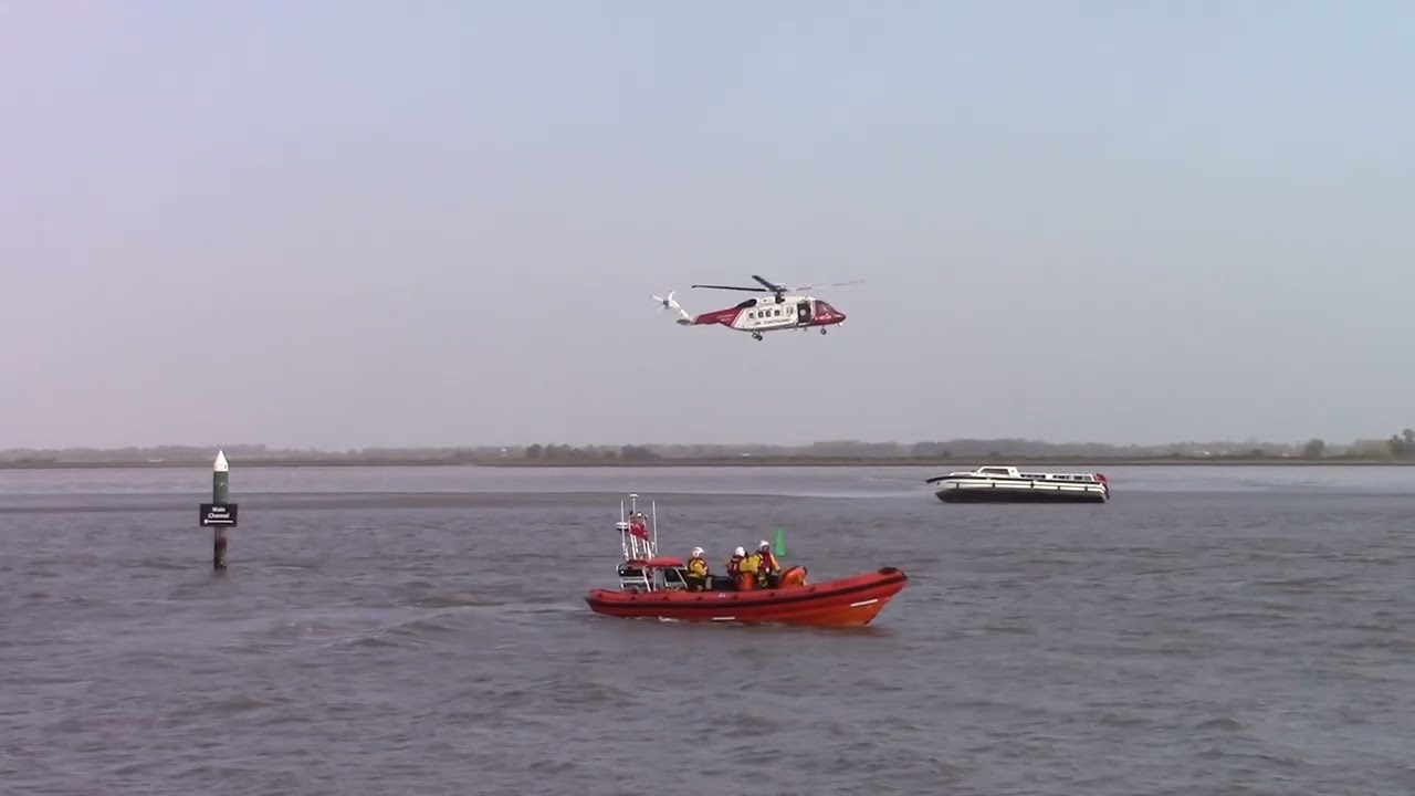 rescue operation - Breydon water