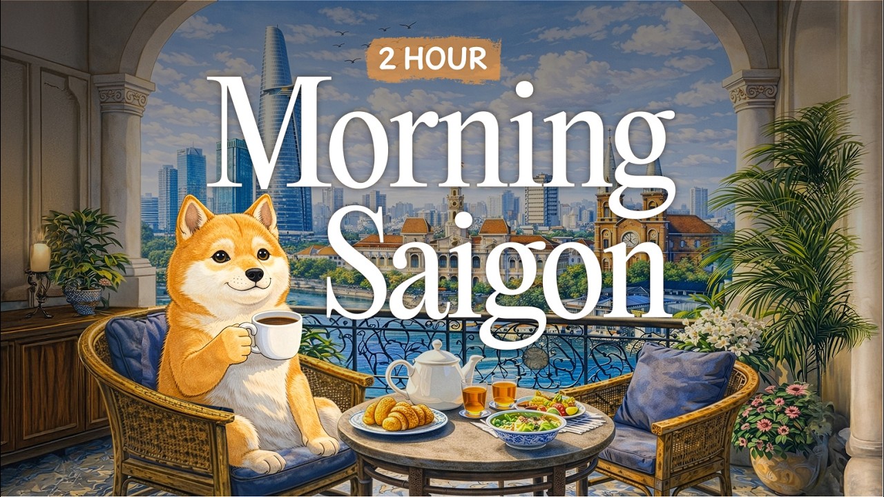 2 Tiếng Học Cùng Mình ☕ | Buổi Sáng Sài Gòn – Piano Nhẹ Nhàng & Thư Giãn
