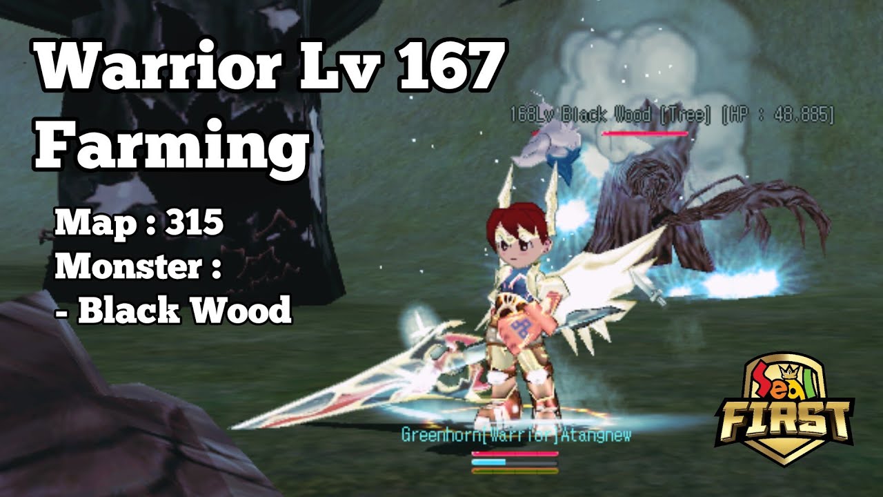 [Farming] Job Warrior Lv 167 - Black Wood | Seal First | #sealonline #farming1jam #atang