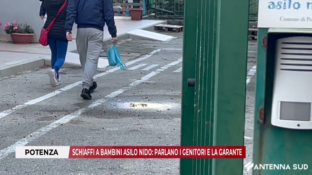 8 OTTOBRE 2025 POTENZA, SCHIAFFI A BAMBINI ASILO NIDO PARLANO I GENITORI E LA GARANTE