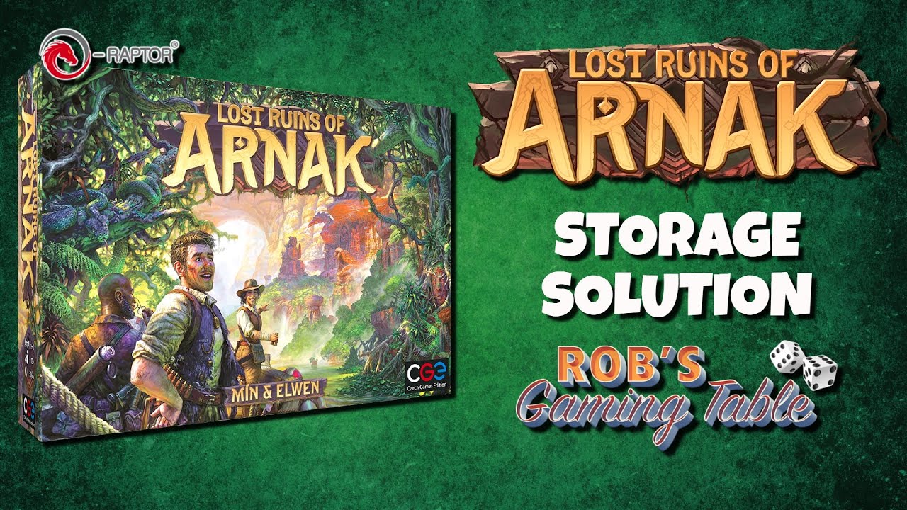 Lost Ruins of Arnak Storage Solution (e-Raptor Insert)
