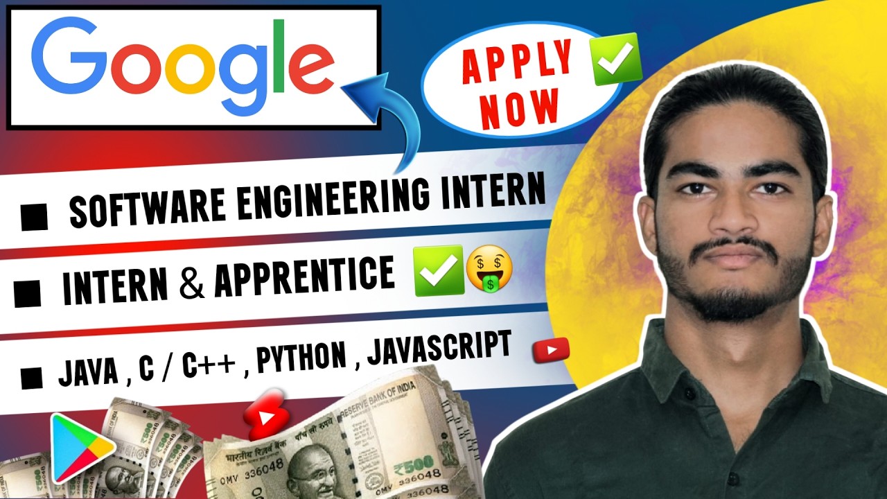 Google Software Engineering Intern Summer 2026 | Bengaluru, Hyderabad, Pune | Apply Now
