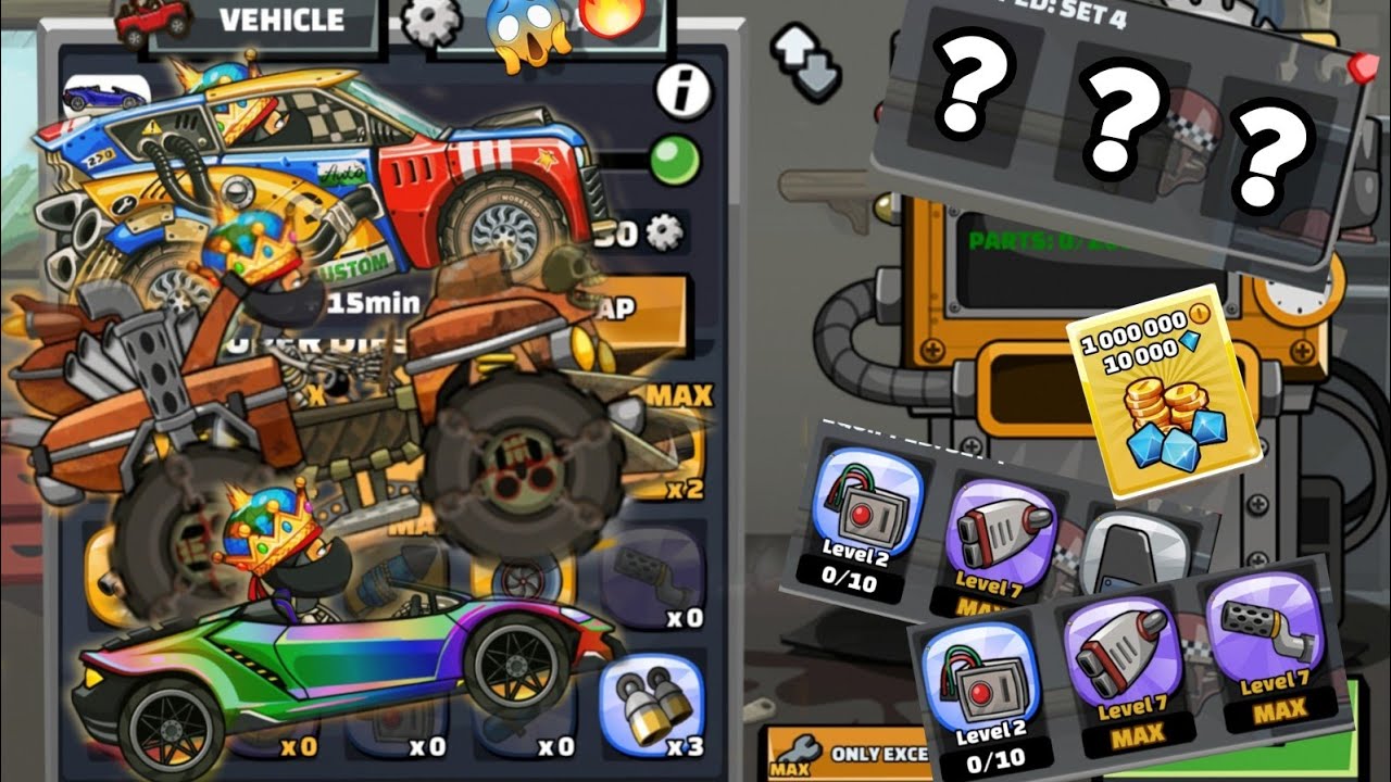 BEST PARTS FOR EACH VEHICLE💥😱 | Hill Climb Racing 2 💰