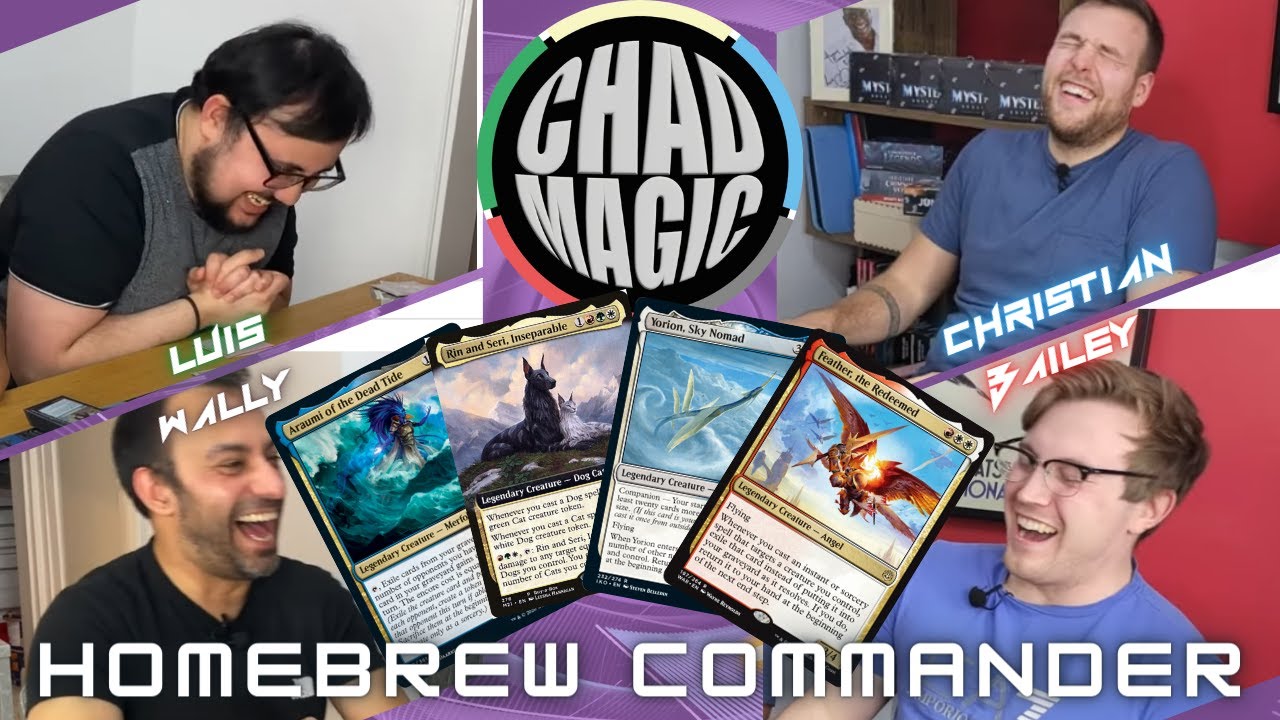 HOMEBREW EDH!!! ARAUMI OF THE DEAD TIDE v RIN AND SERI v YORION, SKY NOMAD v FEATHER, THE REDEEMED