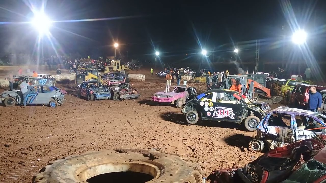 Midway speedway derby 11-8-25 stock compact heat 2 cleanup 