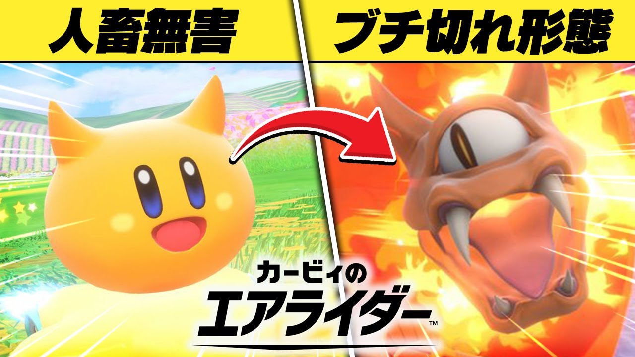 【神ゲー】『スカーフィ』の暴走状態がやばすぎる。【カービィのエアライダー】