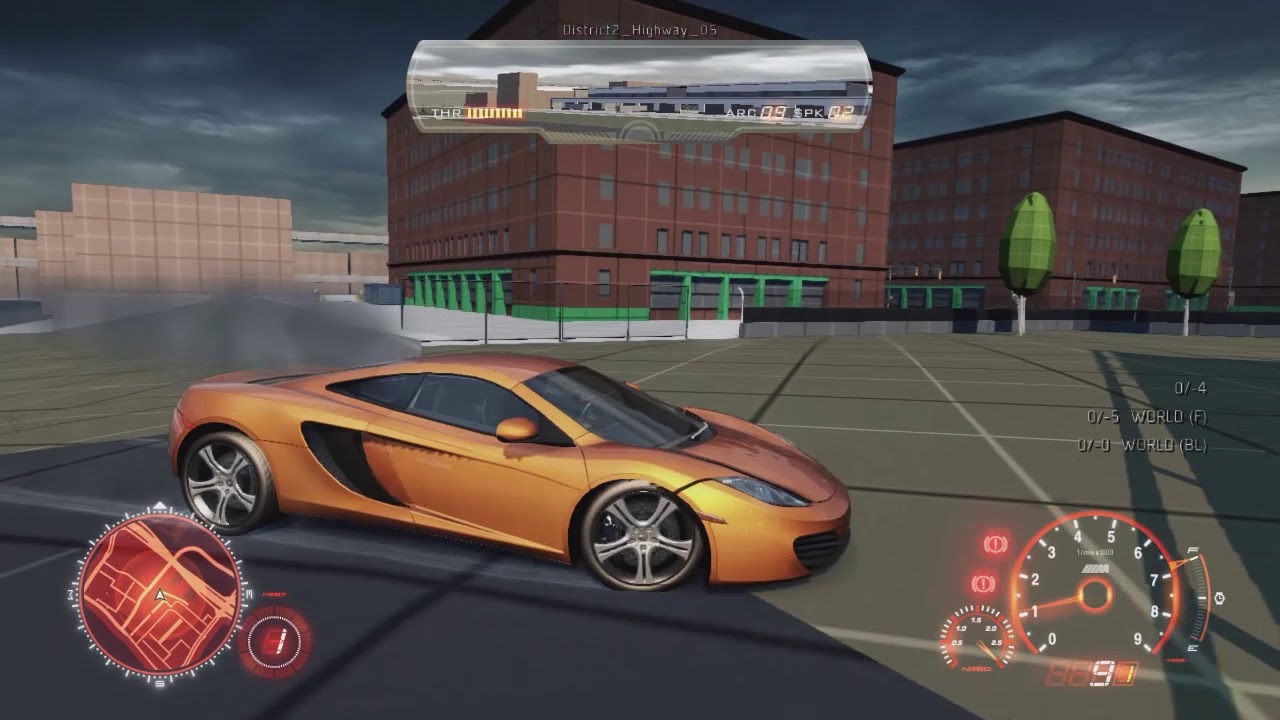 Need For Speed Most Wanted 2012 (Beta build November 24th) McLaren MP4 12C Early Map Showcase