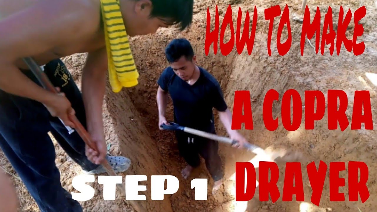 PAANO GUMAWA NG COPRA DRAYER|| STEP 1  // ALEXA CHANNEL