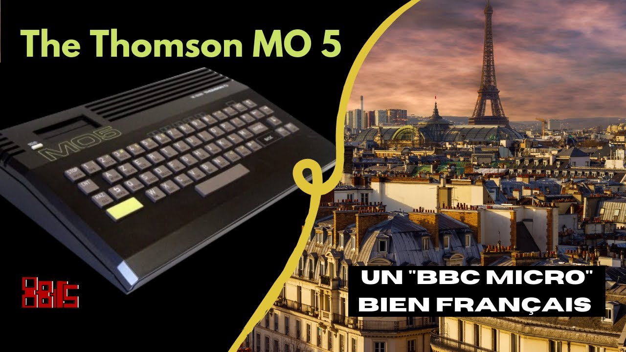 The old school computer all the cool French kids had (in school) | Thomson MO5 | 8bitsinthebasement
