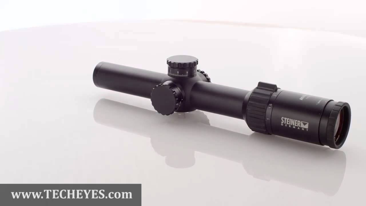 Steiner M5Xi Military 1-5x24 Scope - 360 Degree View Video-Review by www.TECHEYES.com