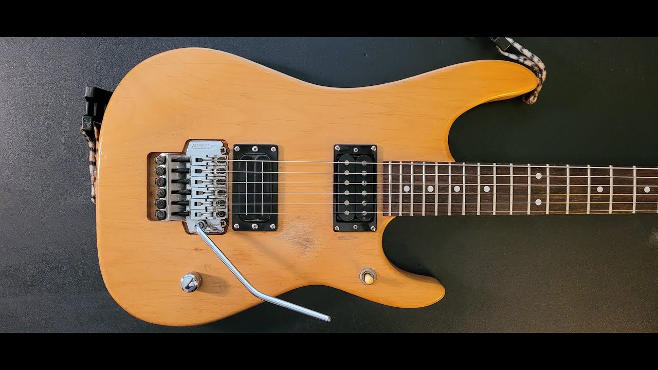 Made in Japan Washburn N2 Nuno Bettencourt Signature with some Davies styling. Super Rare Guitar!