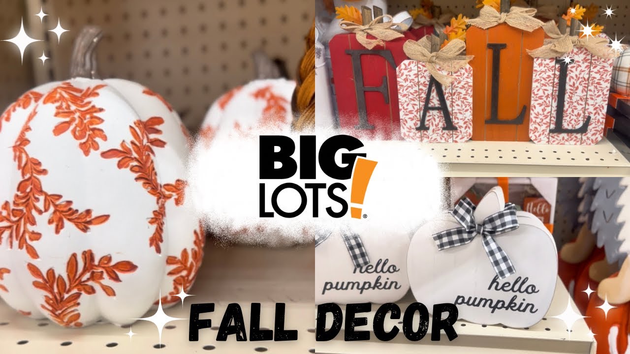 Big lots browse with me fall decor Halloween decor