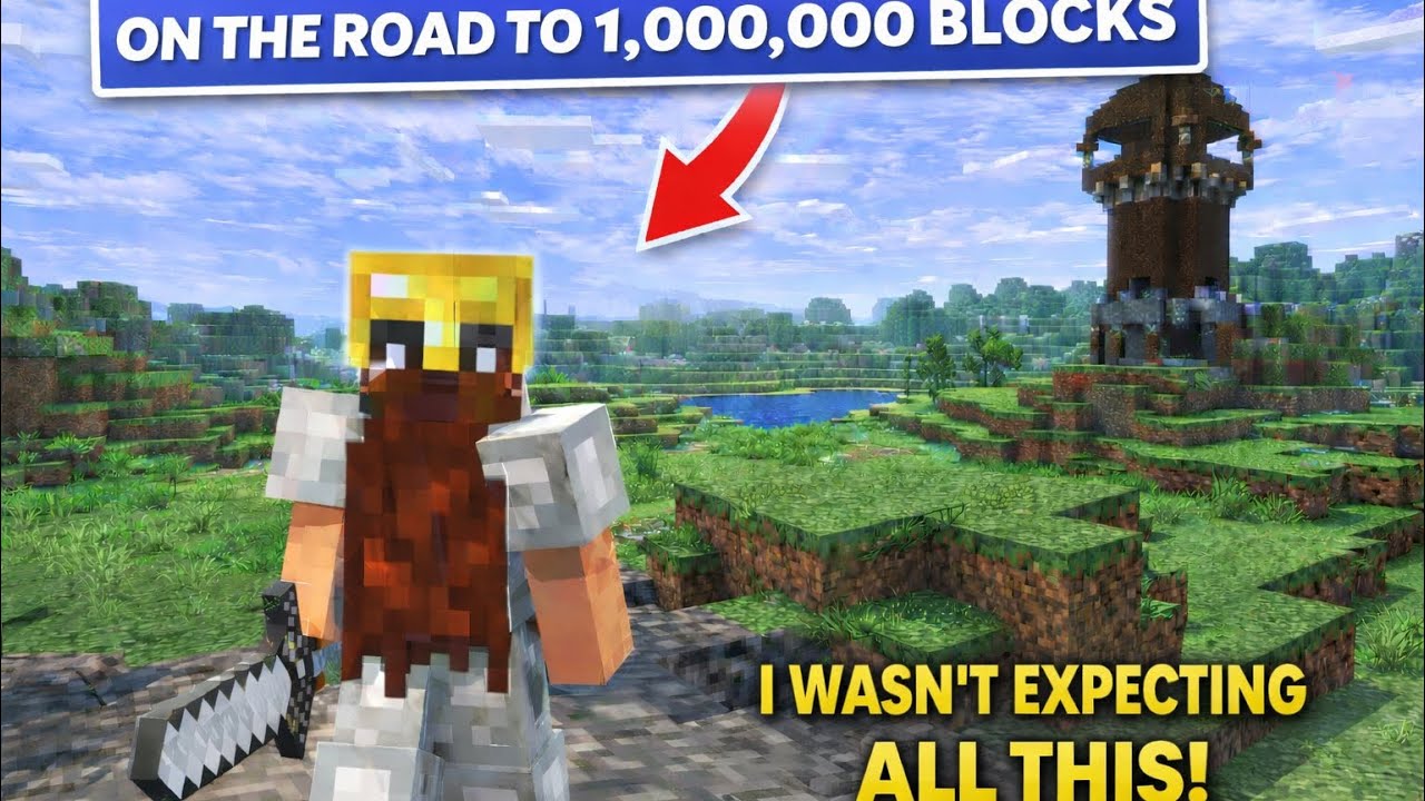 I Traveled for 2 Hours and Minecraft Did THIS. 1,000,000 Block Journey Days 27-39