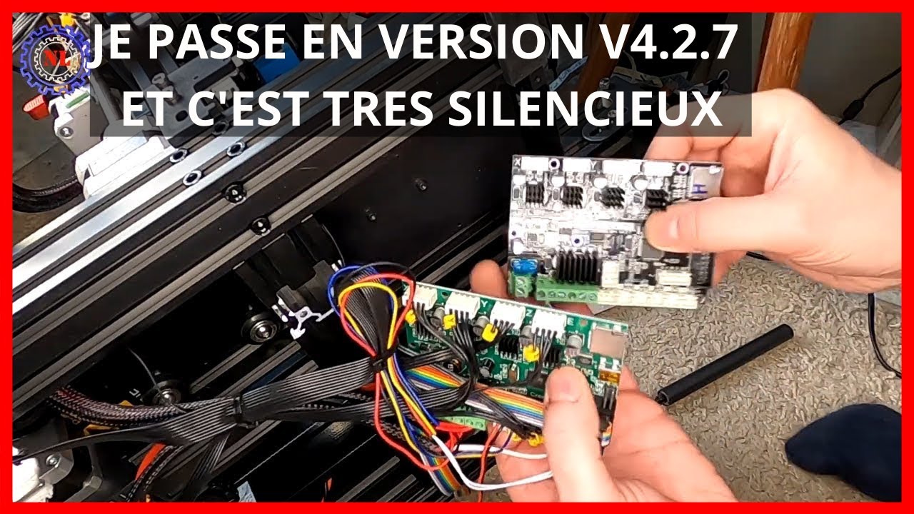 RENDRE SA ENDER 3 PRO SILENCIEUSE EN REMPLACENT LA CARTE MERE POUR UNE V4.2.7 #CREALITY
