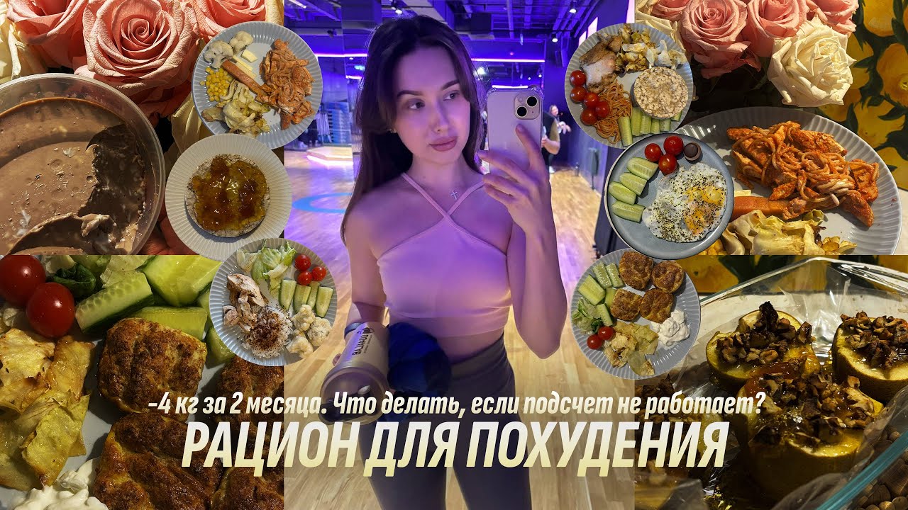 -4 кг за 2 месяца. Подсчет не работает? | Рацион для похудения. Пошаговый план. Простые рецепты