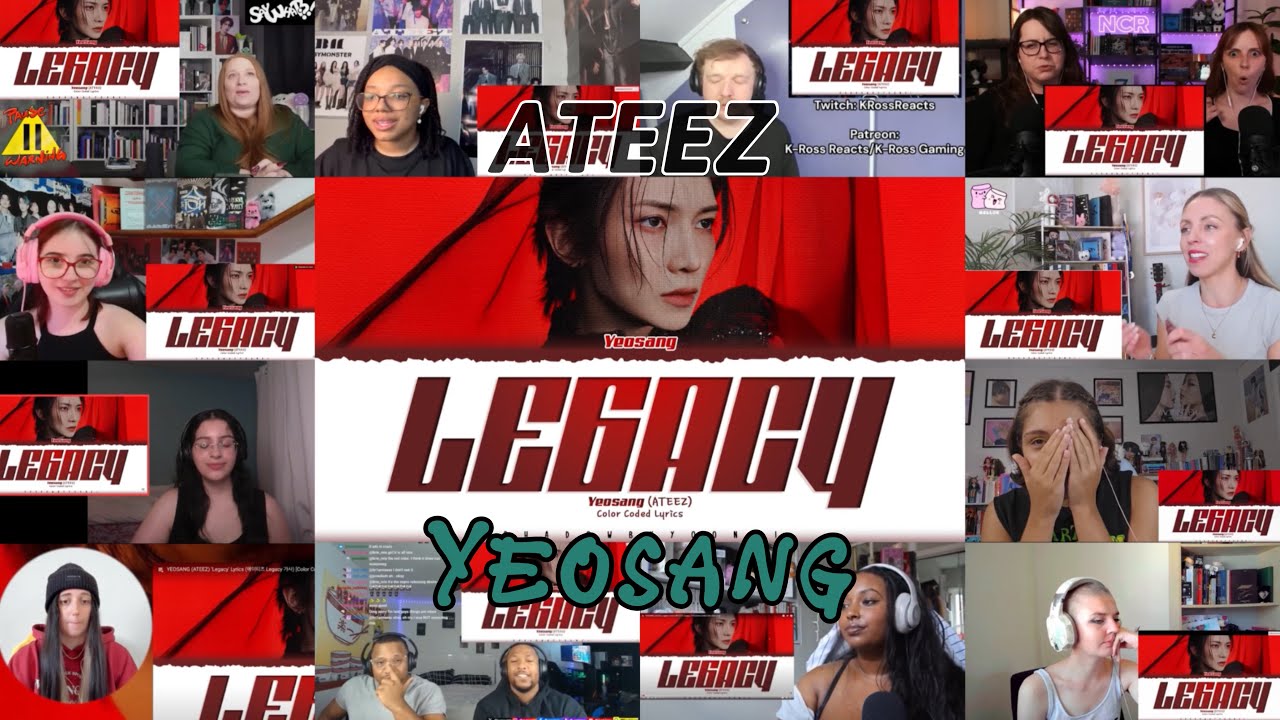 YEOSANG [ATEEZ] - 'Legacy' [Color Coded Lyrics] REACTION MASHUP 