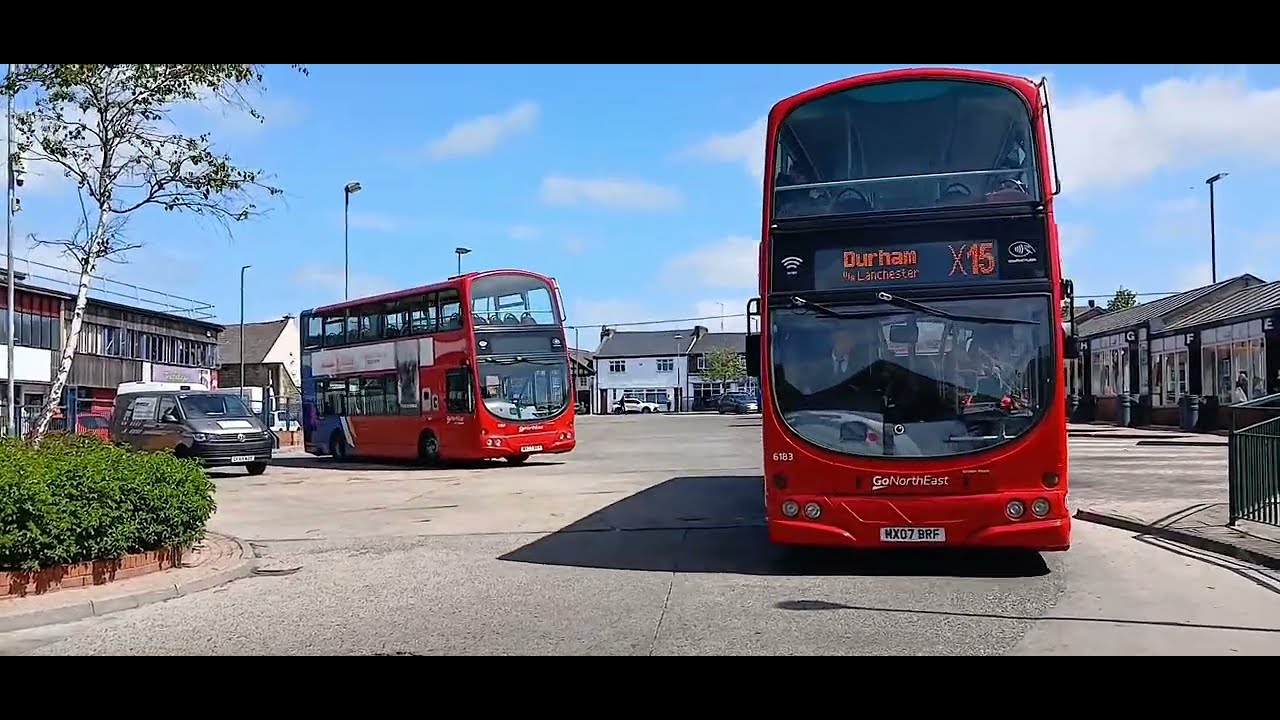 Busses at consett bus station