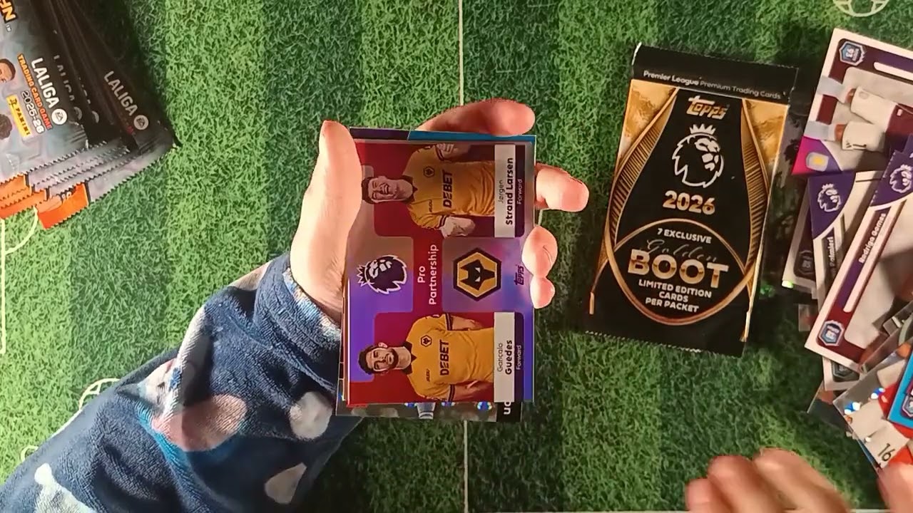 Apertura Golden Boot 2026 (Premier). Enseñamos la nueva colección de Adrenalyn XL.