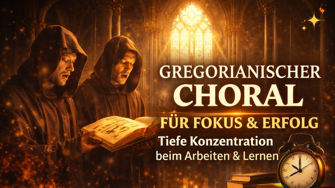 Gregorianischer Choral für Fokus & Erfolg ✨ | Tiefe Konzentration beim Arbeiten & Lernen