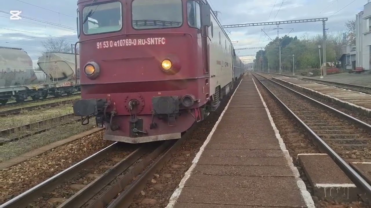 Activitate feroviară în Gara Cluj Napoca Est (30 Octombrie 2025)