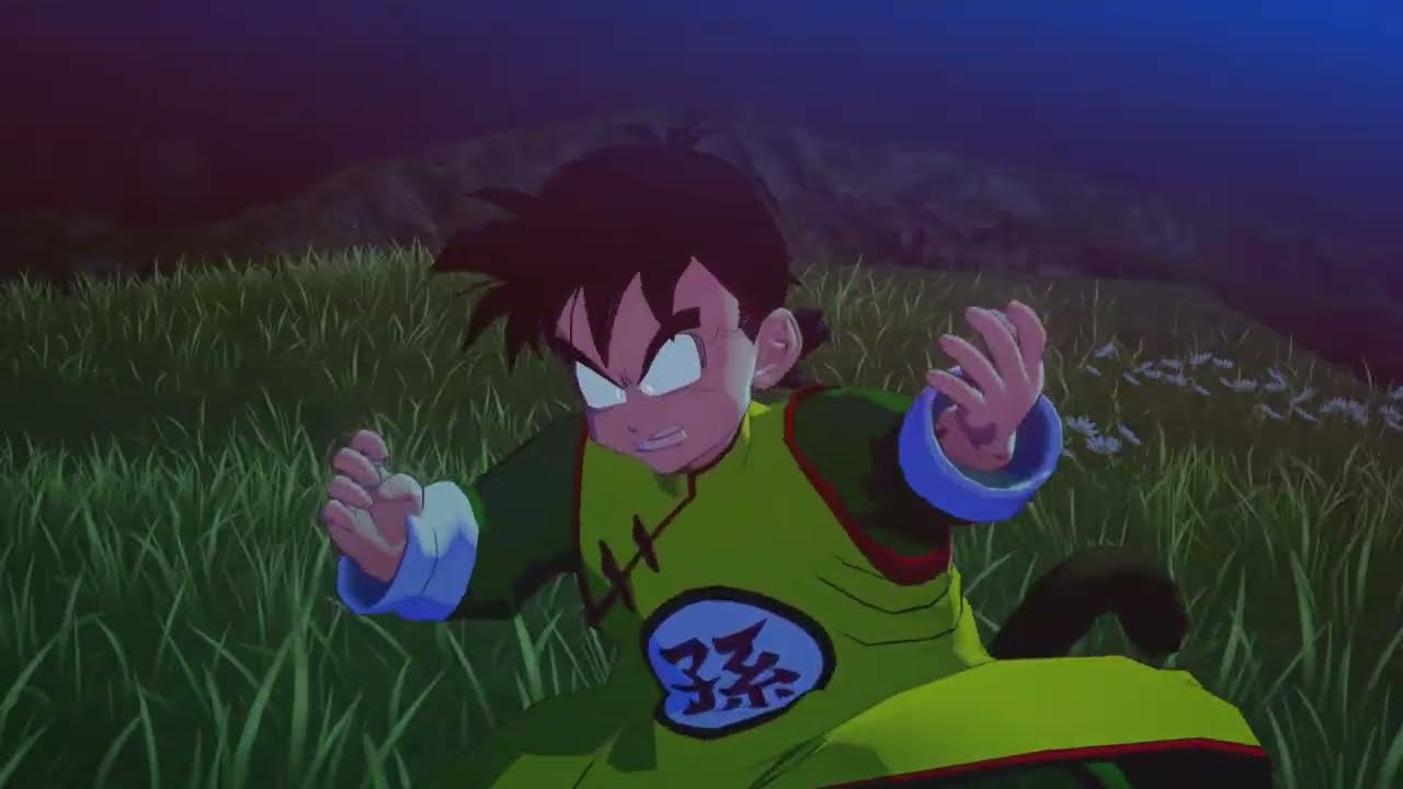 Gohan's first transformation into great ape- Dragon Ball Z: Kakarot