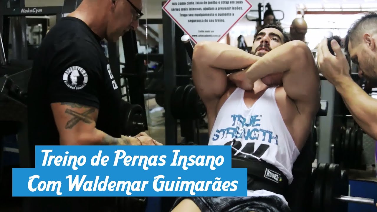 Treino de Pernas Insano do Renan Corrêa com Mestre Waldemar Guimarães