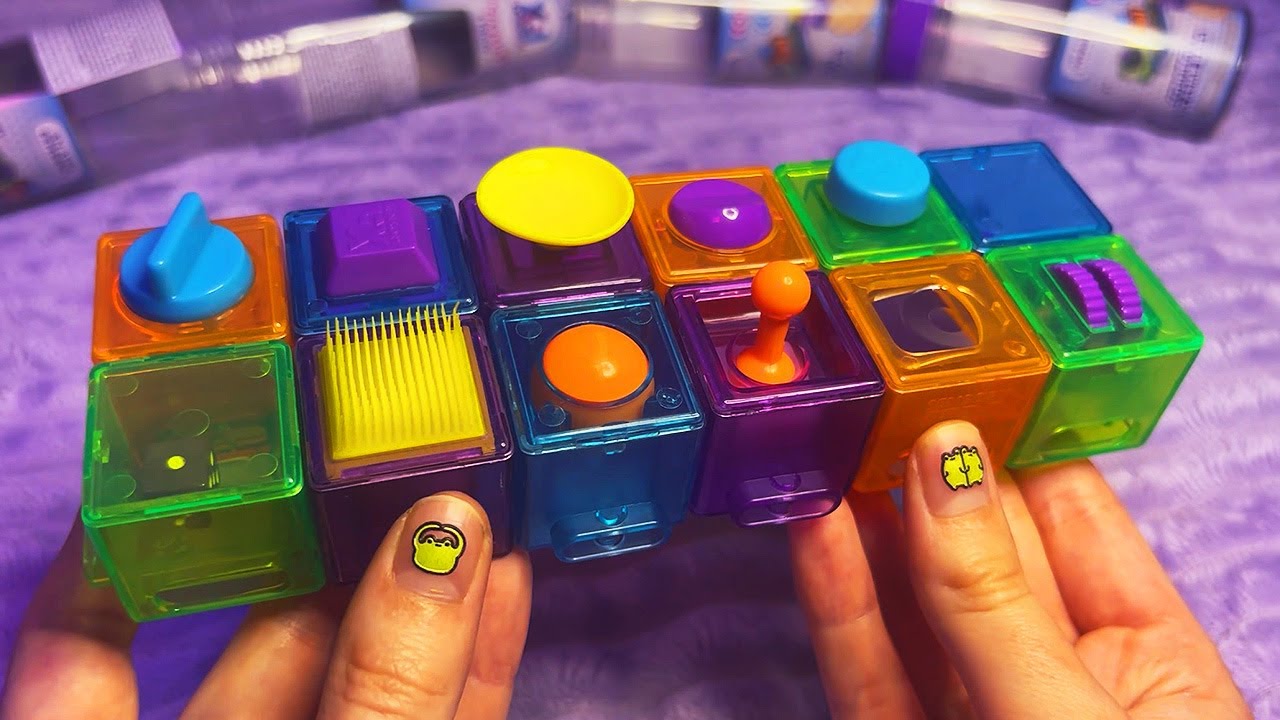 ASMR Fidget Dice Unboxing (Sensory FX, Whispered)