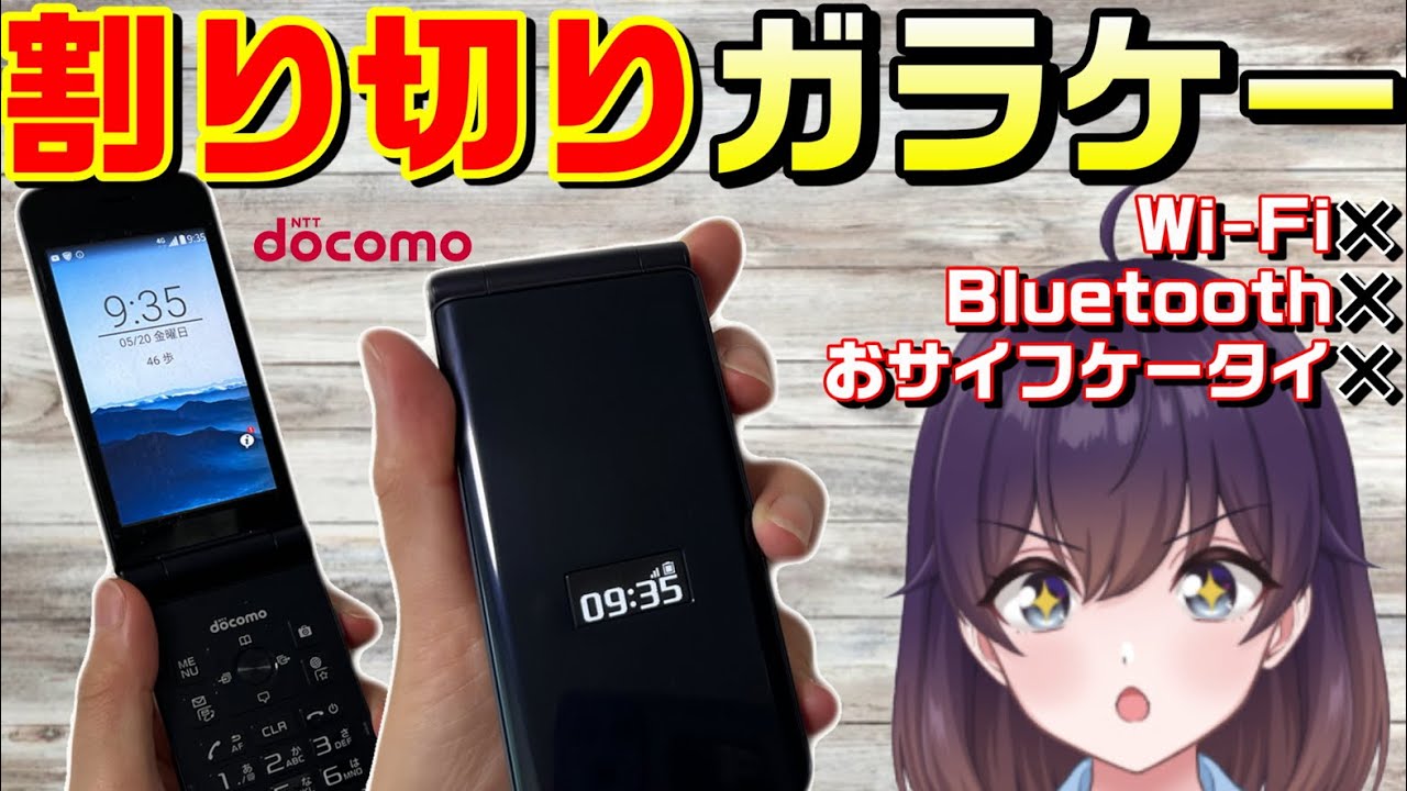 【レビュー】2022年最新ガラケー（ガラホ）使ってみた（docomo/arrows ケータイ ベーシック F-41C）