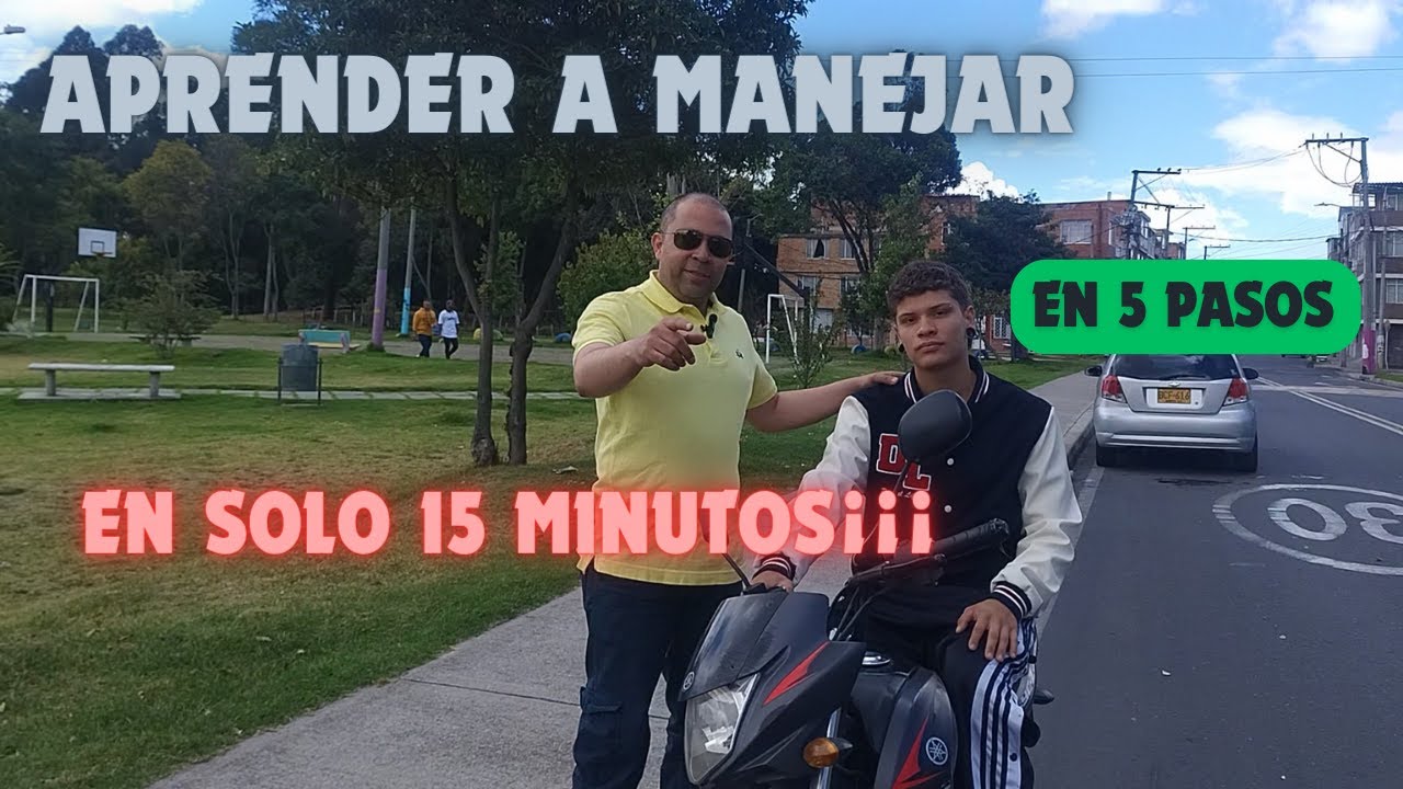 Como aprender a MANEJAR MOTO en 15 minutos. DESDE CERO¡¡