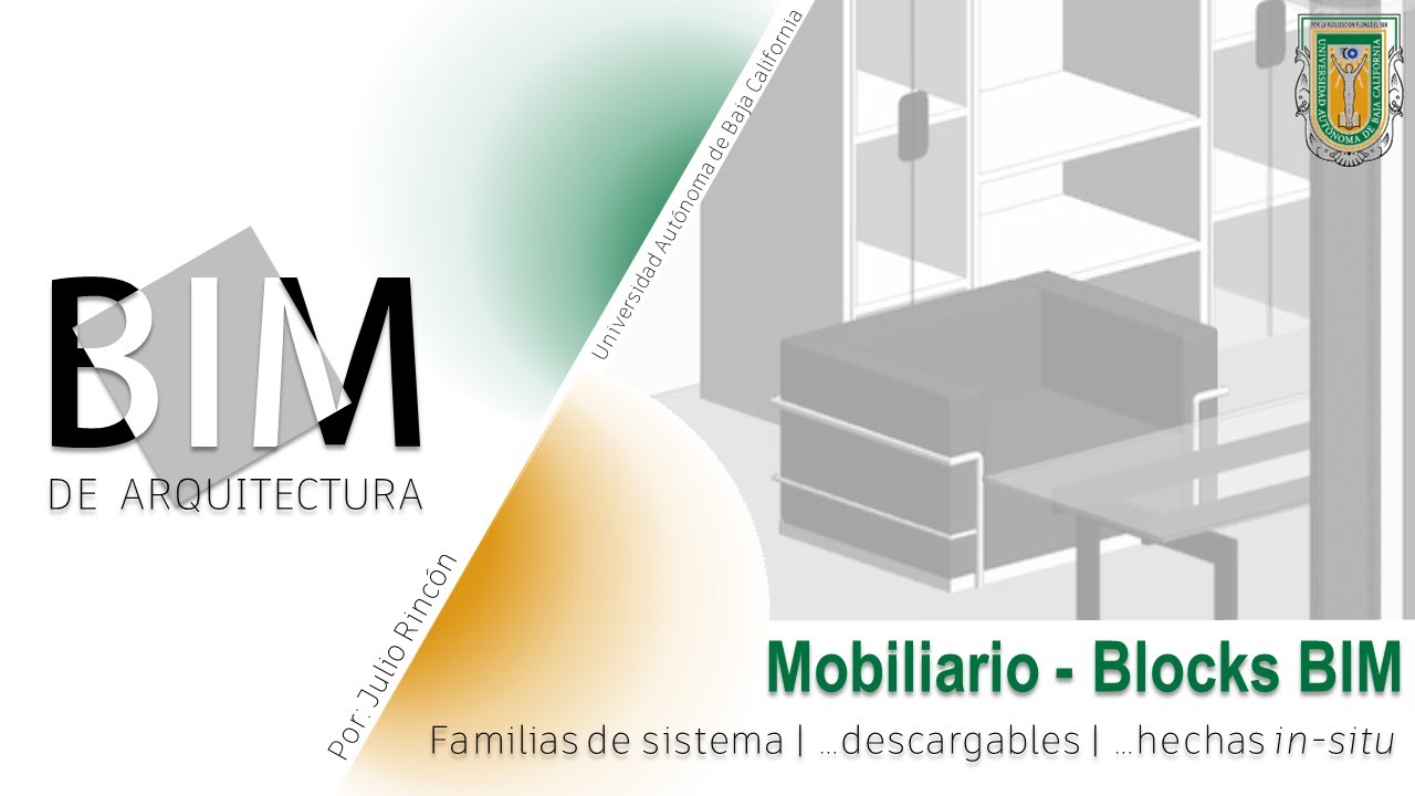 BIM de Arquitectura | C11 | Mobiliario - Blocks BIM