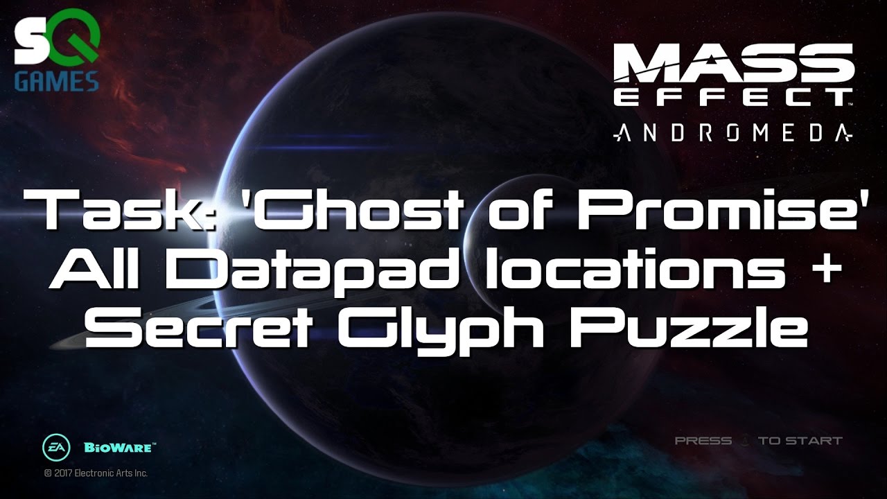 Mass Effect Andromeda 'Task: The Ghost Of Promise' datapad location guide and glyph guide!