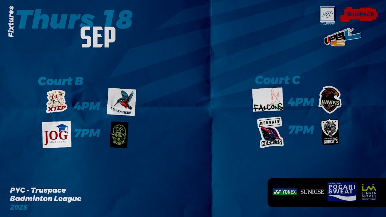 PYC Truspace Badminton League 2025 | PBL Day 5 - Court C