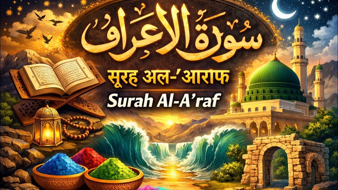 🔴 Live #Surah Al Araf #Tilawat #paara 8