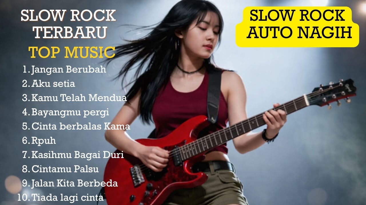 Kumpulan 10 LAGU SLOW ROCK MELAYU terbaru 🎸Lagu SANTAI Jangan  Berubah