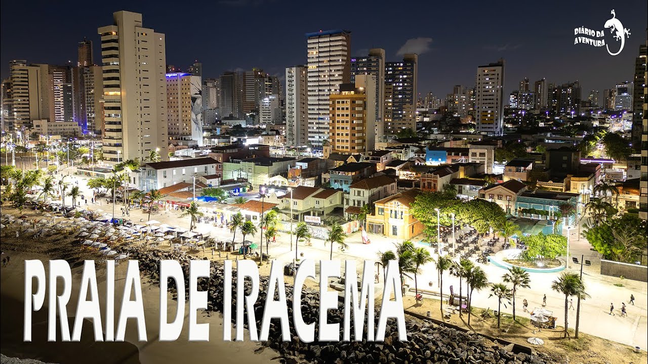 Praia de Iracema visto de cima