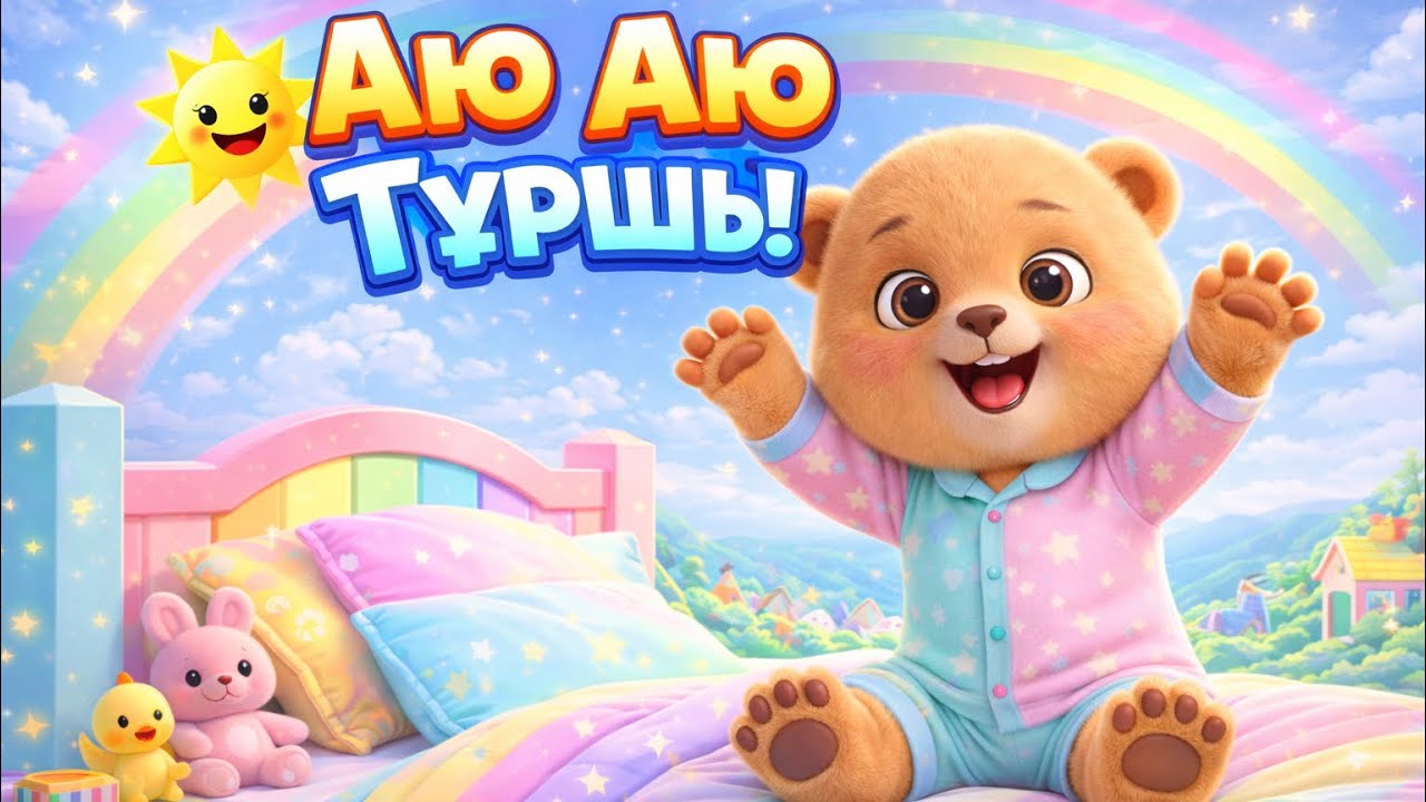Аю аю туршы | Аю әні | Казакша мультфильм | Балалар әні | Балаларға арналған әндер