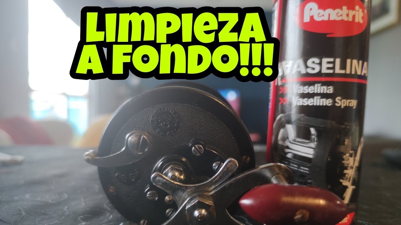 Cómo limpiar y lubricar reel rotativo  Peter 85