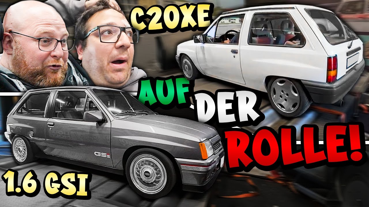 LEISTUNGSSUCHE auf MARCOS PRÜFSTAND! | Opel Corsa A GSI & C20XE | Können BEIDE abliefern?