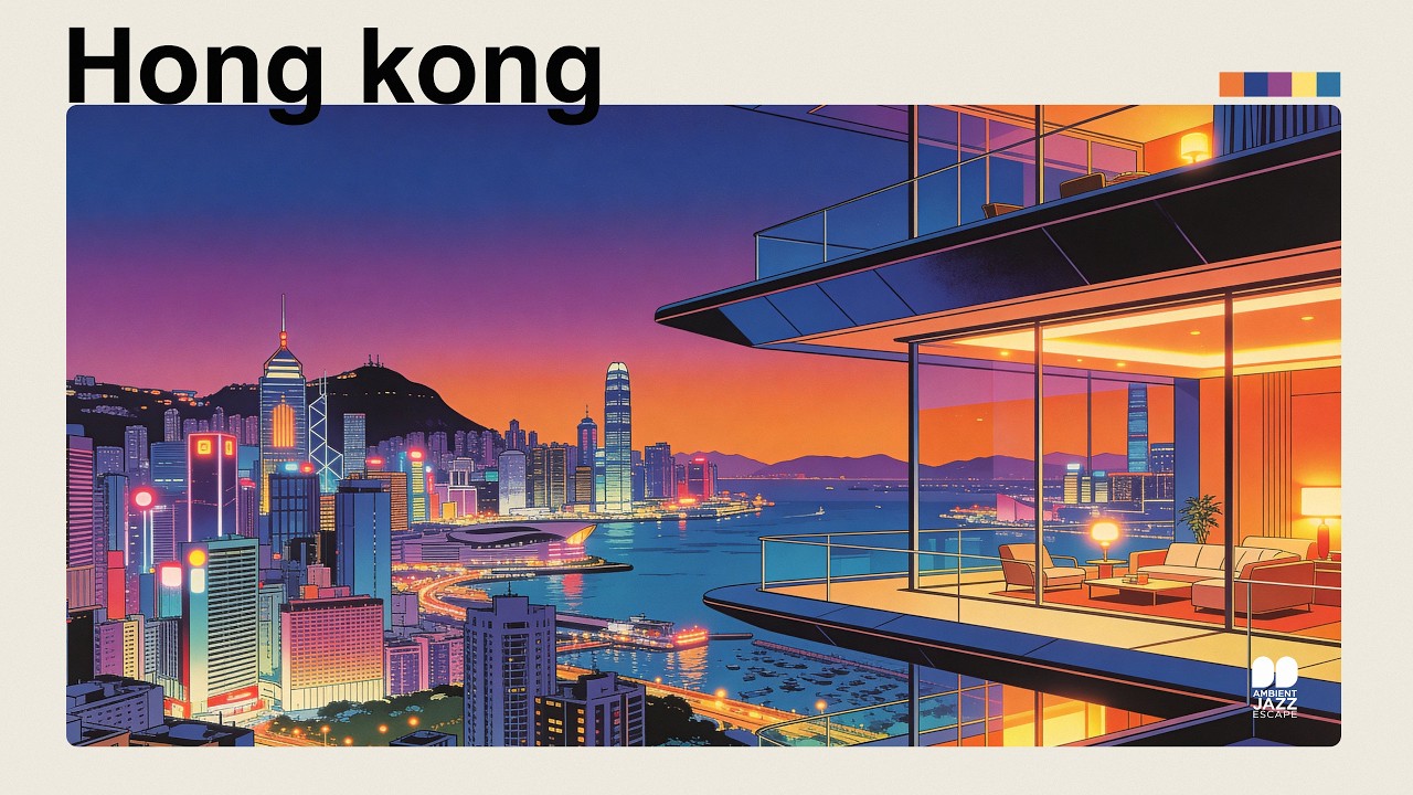 Penthouse Vibes | Hong Kong Harbor Jazz Mix 🌃