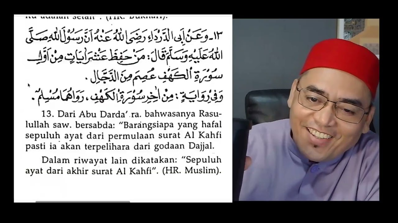 Kajian Riyadhussholihin - Fadhilah sebagian ayat Al-Quran