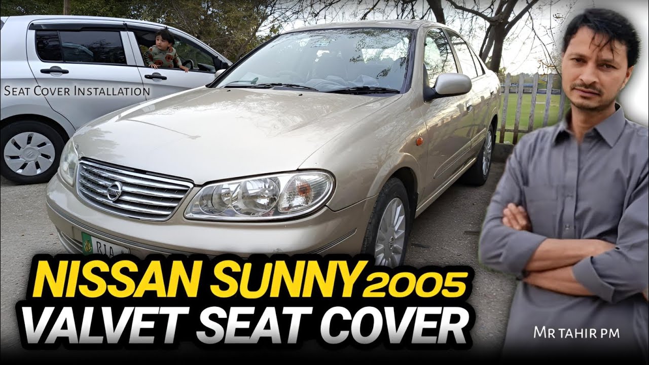 Nissan Sunny 2005 Valvet Seat Cover Installation || Fitting Full Detail Video🤯!