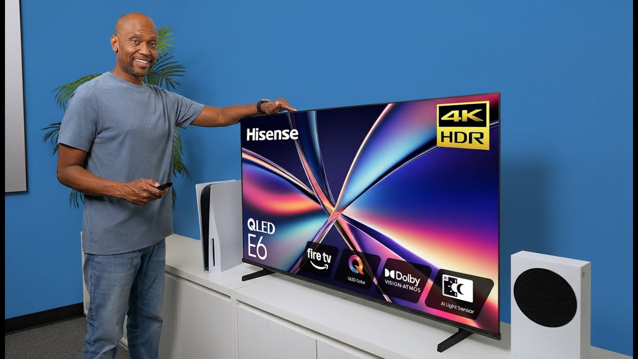 Телевизор Hisense E6 для кинотеатров и игр QLED Fire TV