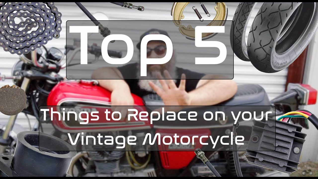 Top 5 Parts to Replace - Honda CB175 / CB200 / CB350 / CB360 / CB450 / CB550 / CB750